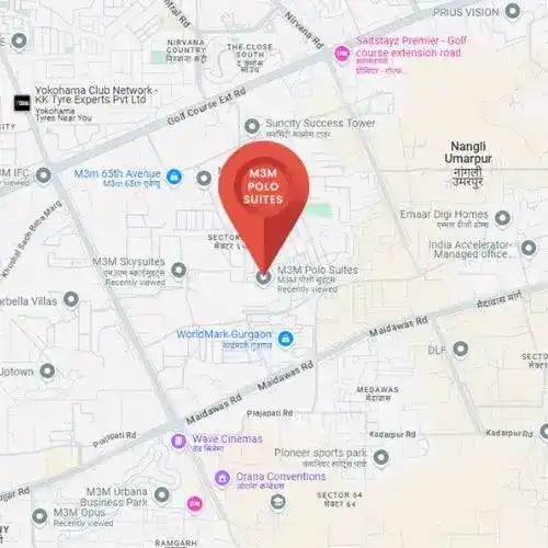 m3m polo suites location